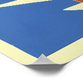 Cyprus Travel Poster Vintage Wall Art Print ポスター (角)