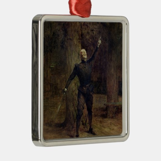 Cyrano deベルジュラックとして一定したCoquelin メタルオーナメント (右)