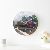 Cyrm Lynne PA.のPRR E8a 5711 ラージ壁時計 (ホーム)