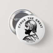Cyrus素晴らしいkouroshのbozorg円形ボタン 缶バッジ (正面&裏面)