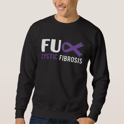 Cystic Fibrosis Warrior Cystic Fibrosis Awareness スウェットシャツ (正面)