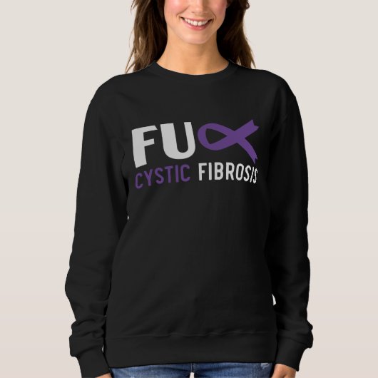 Cystic Fibrosis Warrior Cystic Fibrosis Awareness  スウェットシャツ (正面)