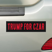CZARバンパーステッカー用トランプ バンパーステッカー (車上)