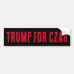 CZARバンパーステッカー用トランプ バンパーステッカー