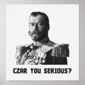 Czar Nicholas II – 本気か？ ポスター (正面)