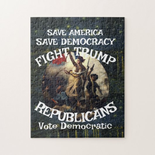 Czar Rue Liar Trump POTUS 愛国 MAGA列車 WH ジグソーパズル (縦)