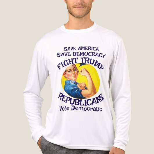 Czar Rue Liar Trump POTUS 愛国 MAGA列車 WH トライブレンドTシャツ (正面)