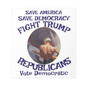 Czar Rue Liar Trump POTUS 愛国 MAGA列車 WH ノートパッド