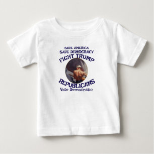 Czar Rue Liar Trump POTUS 愛国 MAGA列車 WH ベビーTシャツ