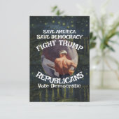 Czar Rue Liar Trump POTUS 愛国 MAGA列車 WH 出欠カード (スタンド正面)