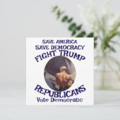 Czar Rue Liar Trump POTUS 愛国 MAGA列車 WH 招待状 (スタンド正面)