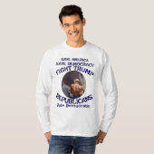 Czar Rue Liar Trump POTUS 愛国 MAGA 列車 WH Tシャツ (正面フル)