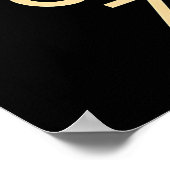 Czech Anti-Alcohol Poster Alcohol poisons, robs ポスター (角)