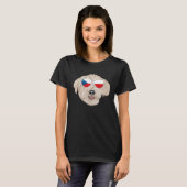 Czech Flag Glen of Imaal Terrier Dog Czech Republi Tシャツ (正面フル)
