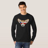Czech Flag Pembroke Welsh Corgi Dog Czech Republic Tシャツ (正面フル)