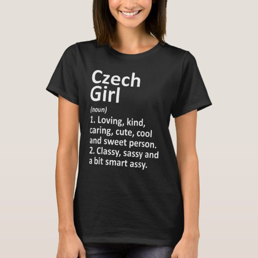 CZECH GIRL CZECH REPUBLIC   Country Roots Descent Tシャツ (正面)