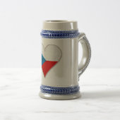 CZECH mug -スタイルとカラーを選択 ビールジョッキ (正面右)