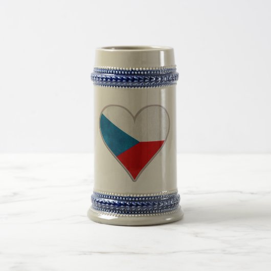 CZECH mug -スタイルとカラーを選択 ビールジョッキ (中央)