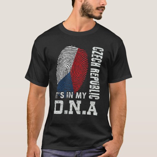 Czech Republic私のDna Czech Republic Tシャツ (正面)