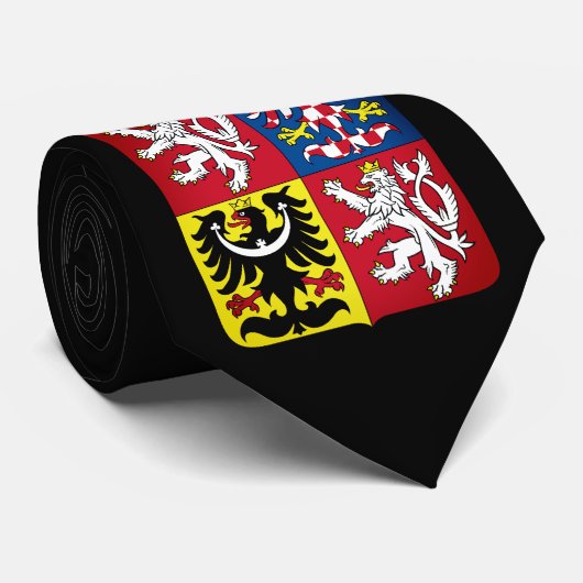 Czech Republic coat of arms ネクタイ (ロール)