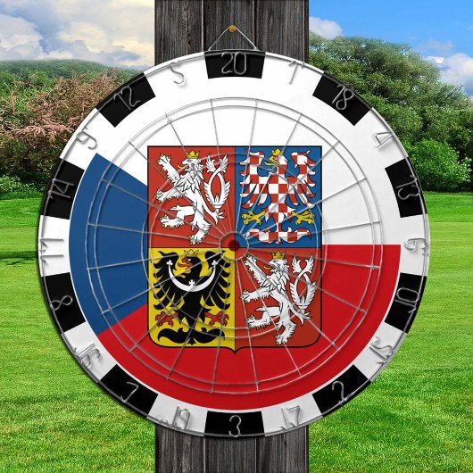 Czech Republic Dartboard & Flagダーツ/ゲームボード ダーツボード