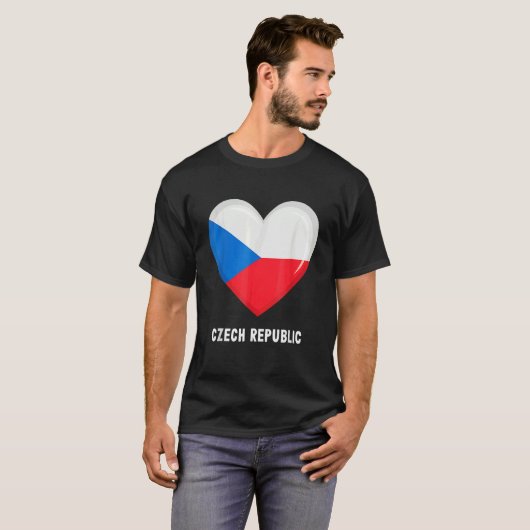 Czech Republic Flag   Czech Tシャツ (正面フル)