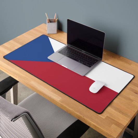 Czech Republic flag phone case デスクマット (オフィス2)