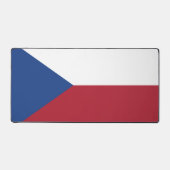 Czech Republic flag phone case デスクマット (正面)