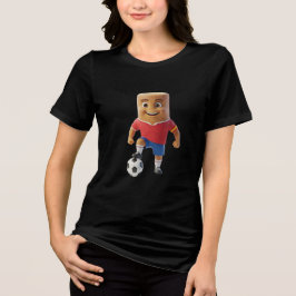 Czech Republic Soccer Shirt - Funny Cinnamon Roll トライブレンドTシャツ
