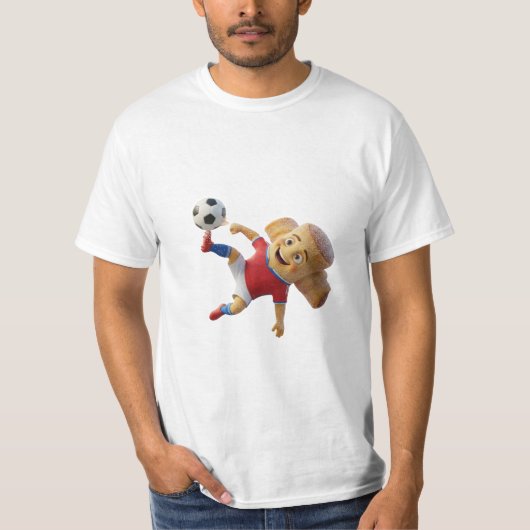 Czech Republic Soccer Shirt - Funny Cinnamon Roll Tシャツ (正面)
