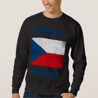 Czech Republic Strong,チェコ国旗,チェコ国旗 スウェットシャツ