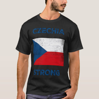 Czech Republic Strong,チェコ国旗,チェコ国旗 Tシャツ
