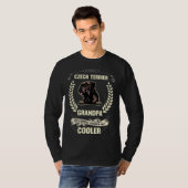 Czech Terrier Grandpa Like A Normal Grandpa Only C Tシャツ (正面フル)