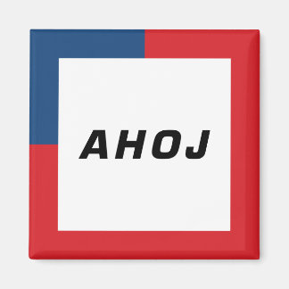 Czech Words - Ahoj (Hello) 01A マグネット