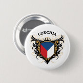 Czechia 缶バッジ (正面&裏面)
