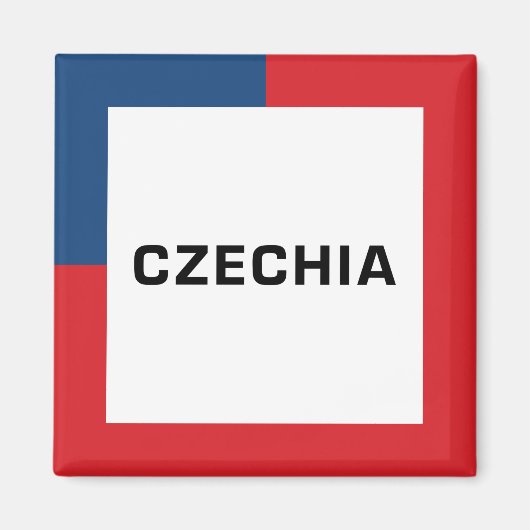 Czechia 01A – フラグカラー マグネット (正面)