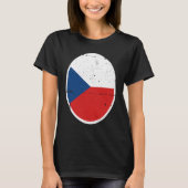 Czechia Flag Proud Czech Tシャツ (正面)