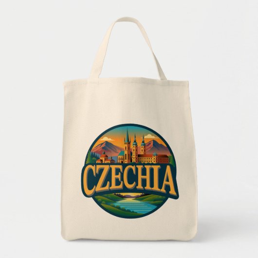 Czechia Republic Europe トートバッグ (正面)