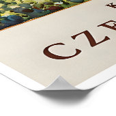 Czechoslovakia Art Poster Gift Travel Print ポスター (角)