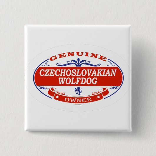 Czechoslovakian Wolfdog 缶バッジ (正面)