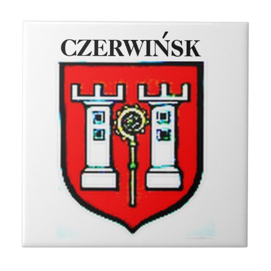 CZERWINSKの家紋のタイル タイル (正面)