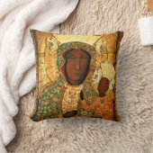 Czestochawaの私たちの女性ブラックマドンナポーランドギフト クッション (ブランケット)