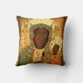 Czestochawaの私たちの女性ブラックマドンナポーランドギフト クッション (裏面)