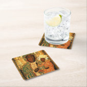 Czestochawaの私たちの女性ブラックマドンナポーランドギフト スクエアペーパーコースター (インサイチュ)