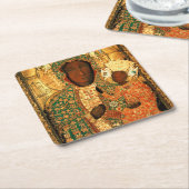 Czestochawaの私たちの女性ブラックマドンナポーランドギフト スクエアペーパーコースター (アングル)