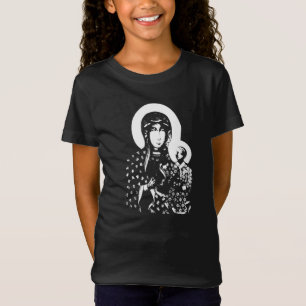 Czestochawa T-Shirtのブラック・マドンナ Tシャツ