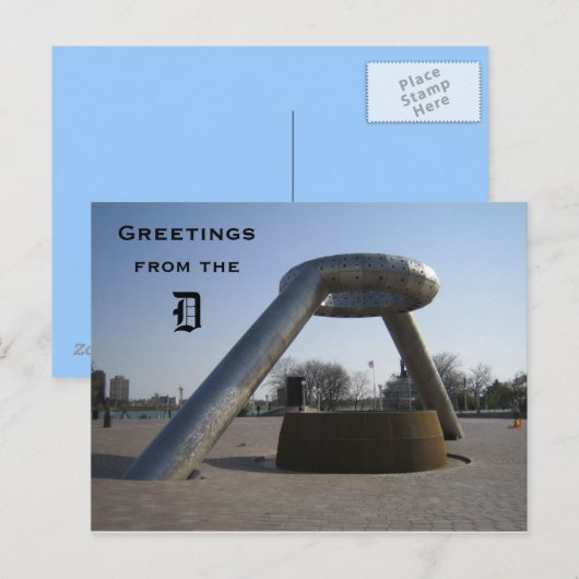 Dからの挨拶 ポストカード (正面/裏面)