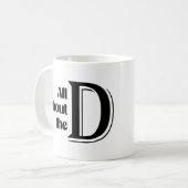 Dについてすべて コーヒーマグカップ (正面左)
