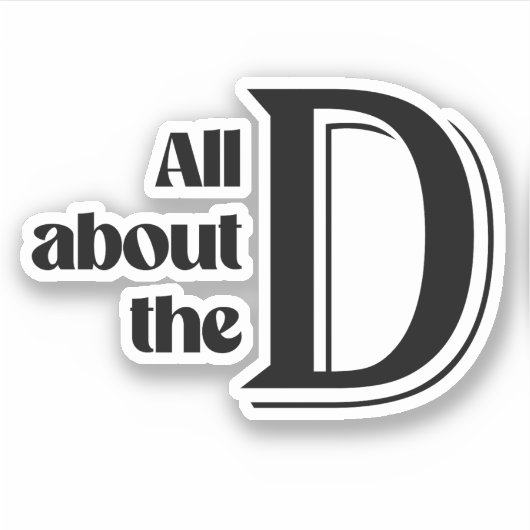 Dについてすべて シール (正面)