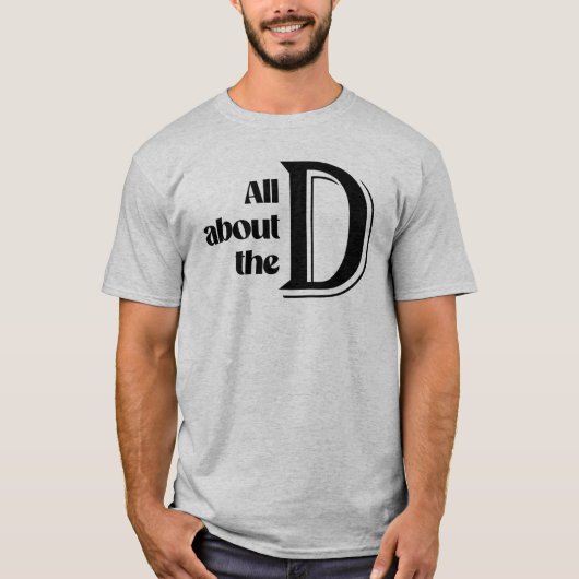 Dについてすべて Tシャツ (正面)